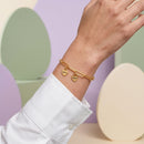 Pulseira Corações conectados Personalizável - Grave o nome da sua família - Em aço inoxidável