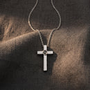Colar com foto projetada Personalizável - Grave uma foto dentro do colar - em aço inoxidável