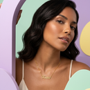 Colar com nome personalizado - Em aço inoxidável - Promoção especial hoje!