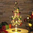 Árvore de Natal Bonecos de neve personalizada com nomes - Grave o nome da sua família